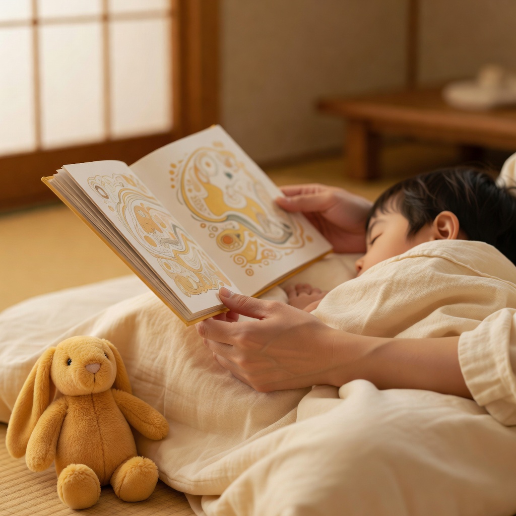 絵本と、お昼寝の寝かしつけ ー その子の「入眠の癖」に合わせて。トントンのリズムも、好きな絵本も、事前にちゃんと伺っておきます