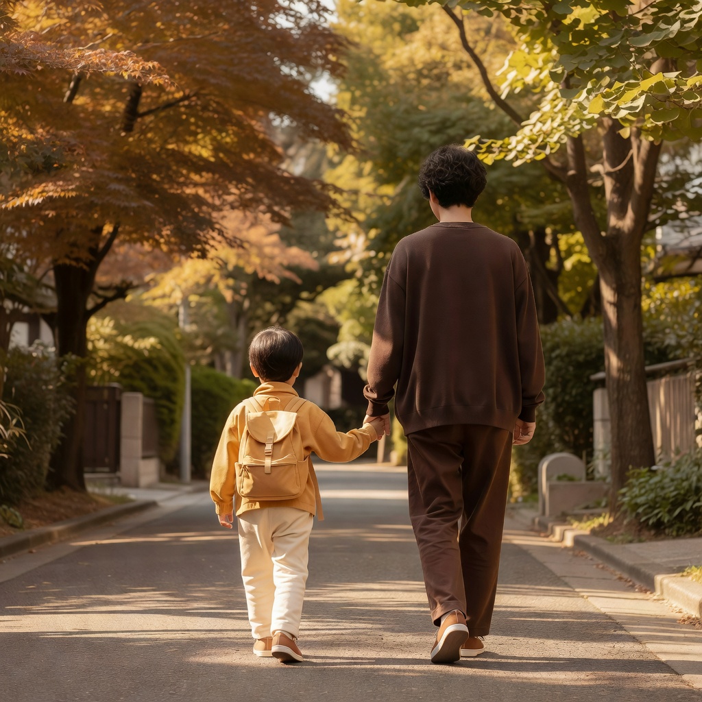 保育園・習い事の送迎 ー 手をつないで、いつもの通園路を。お迎えのあとはおうちで夕方まで。送迎だけのご依頼も承っています
