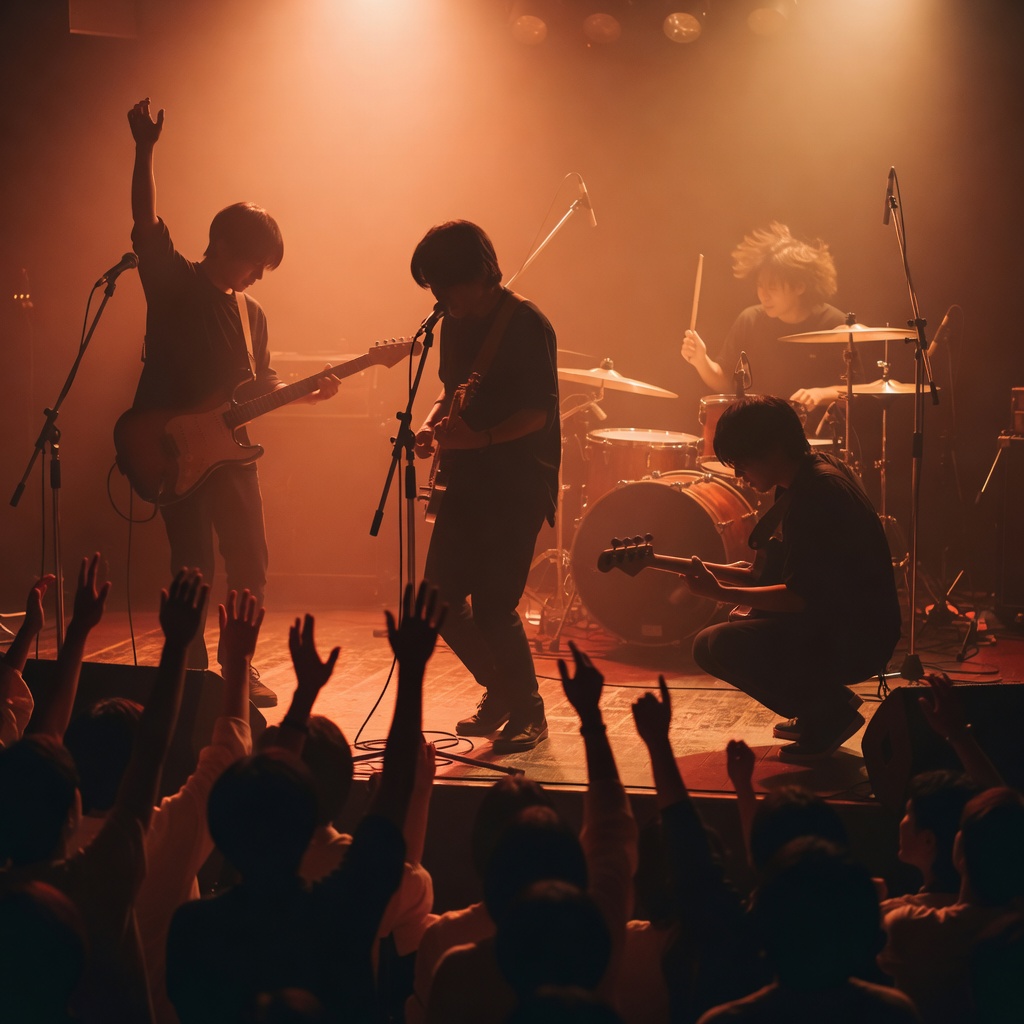 自主企画『夕方バス』ー 今池の150キャパがソールドアウト。最後の曲でフロア全員が声を合わせてくれた瞬間、4人で顔を見合わせて笑いました