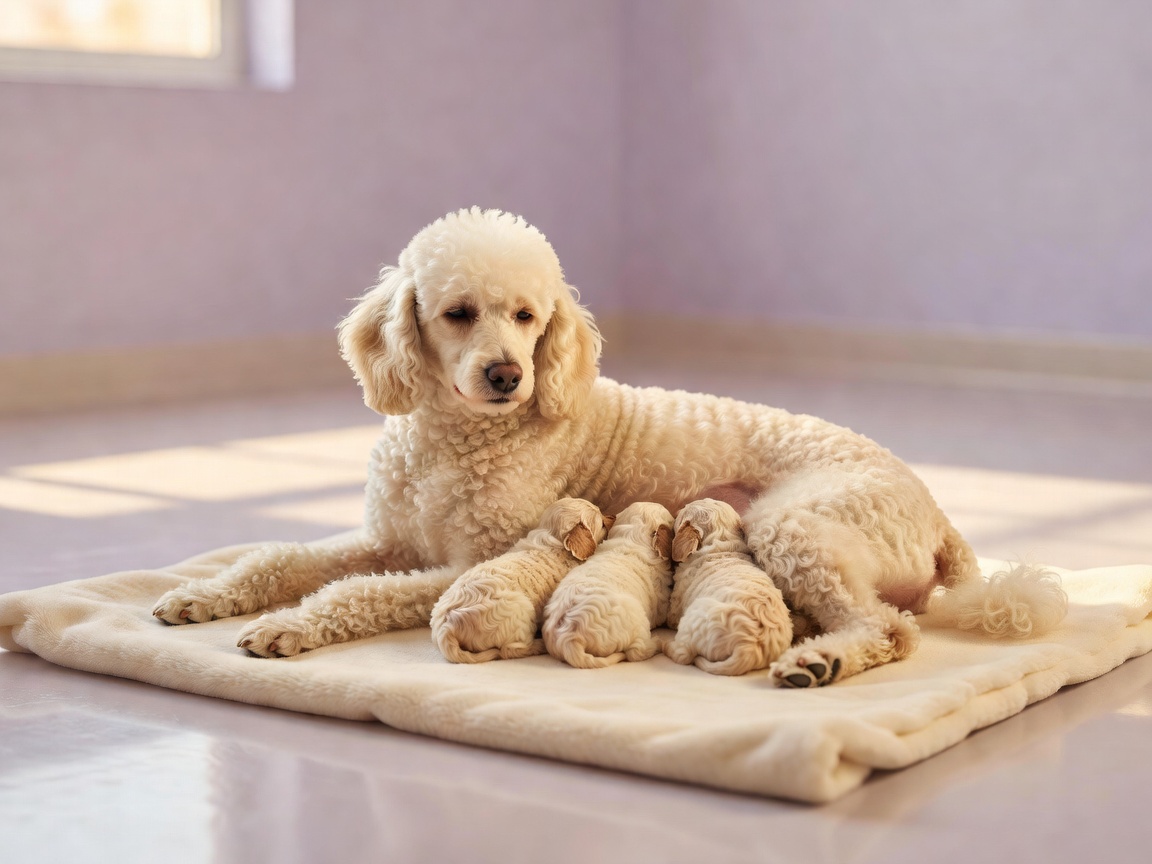 犬舎で育つ純血種の子犬。清潔な環境で社会化期を過ごす様子