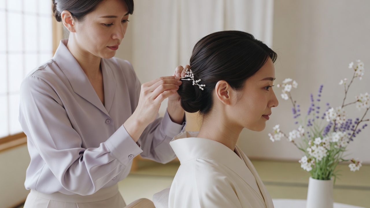 ブライダルヘアメイクのホームページ作成イメージ