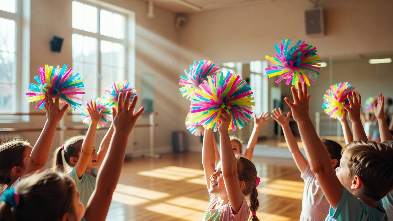チアダンスのホームページ作成イメージ
