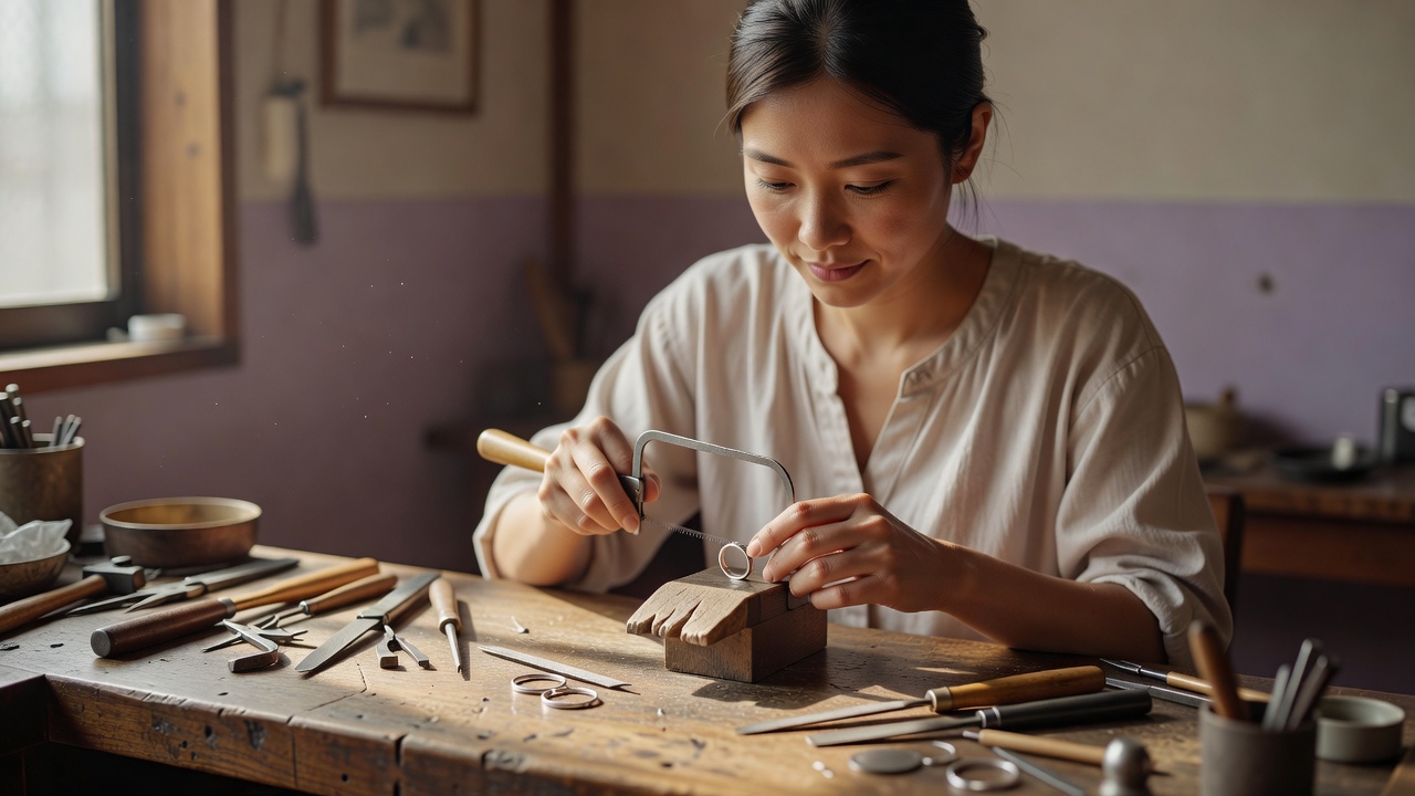 彫金作家のホームページ作成イメージ