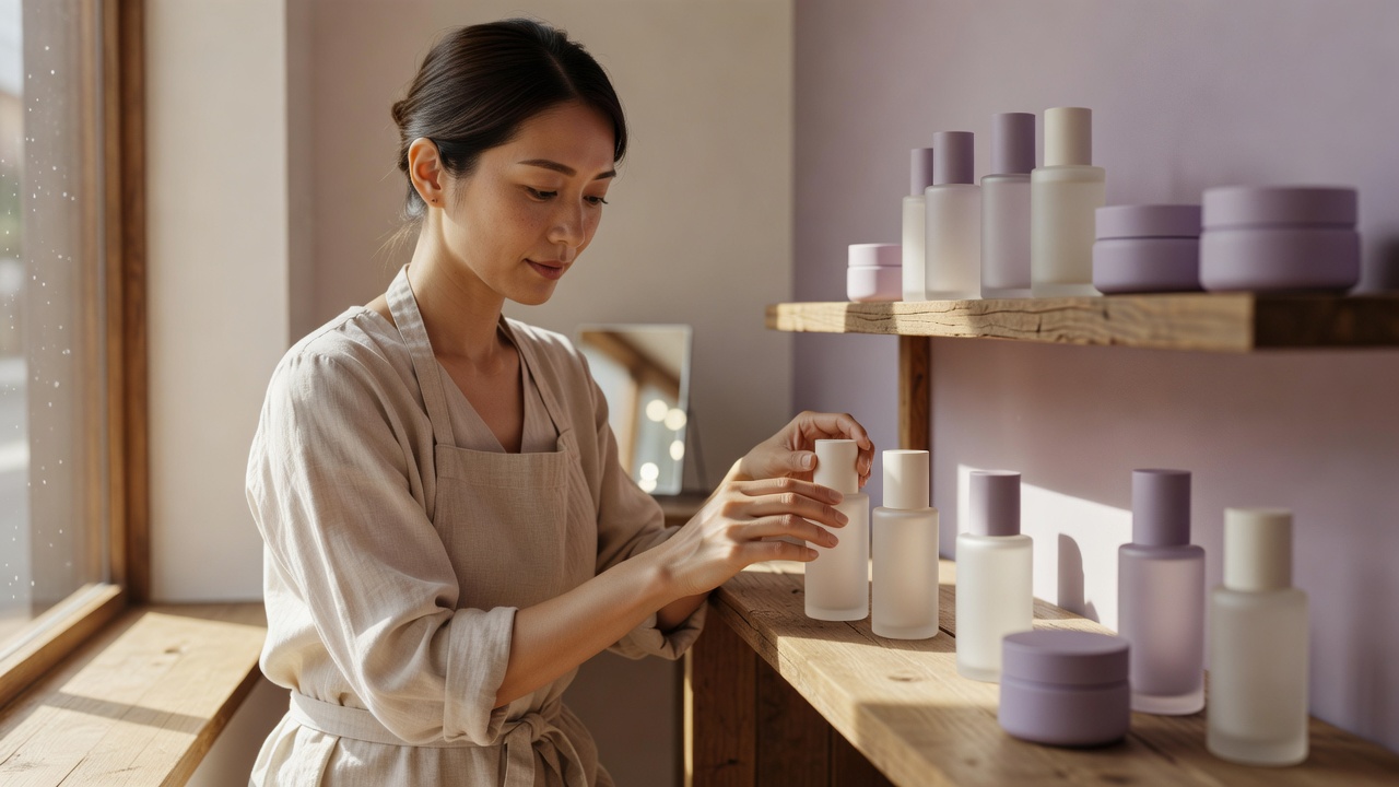 コスメショップのホームページ作成イメージ
