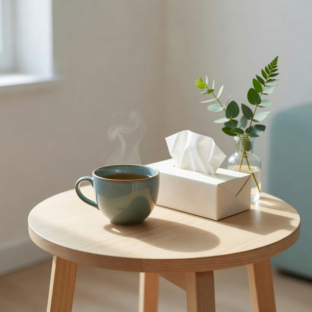 そばにある小さなもの ー ティッシュと、あたたかいお茶。泣いても、黙っても大丈夫な時間のために。
