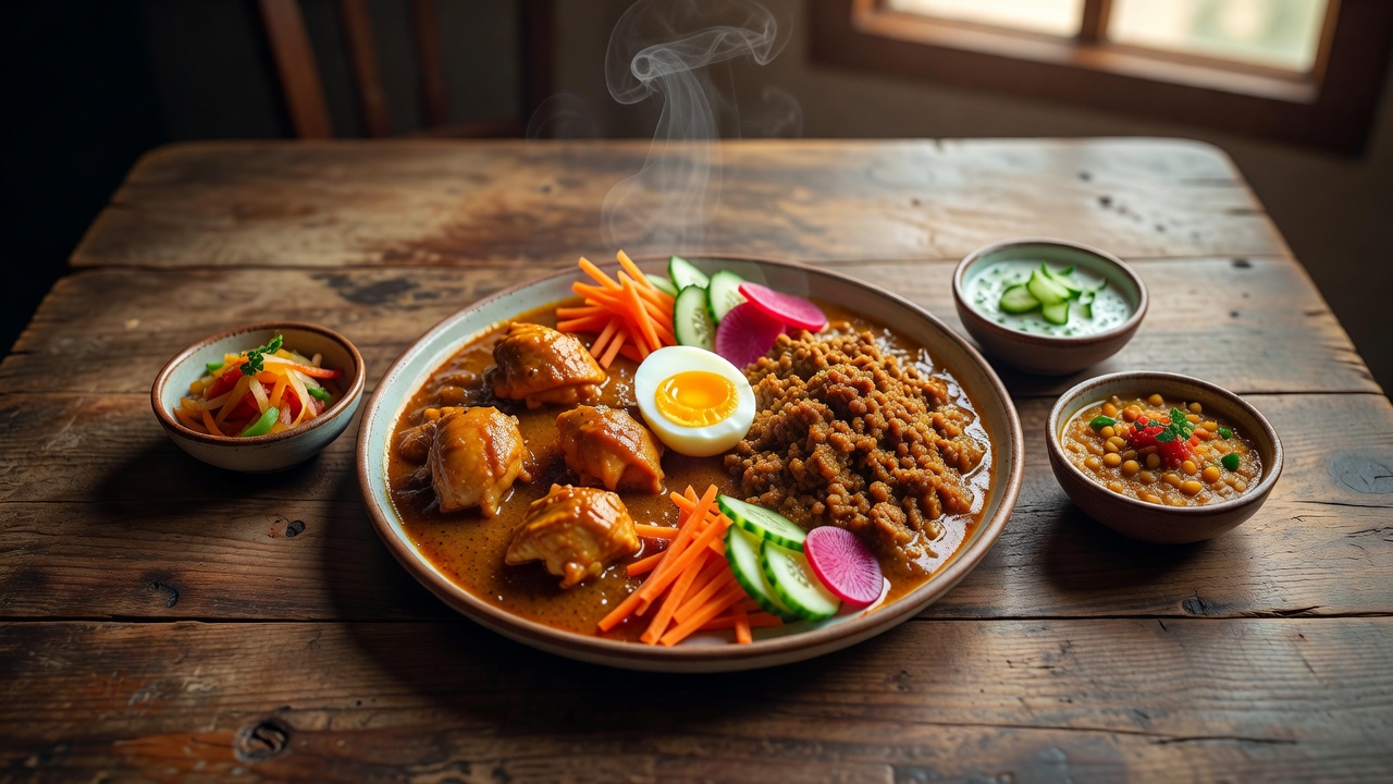 カレー店のホームページ作成イメージ