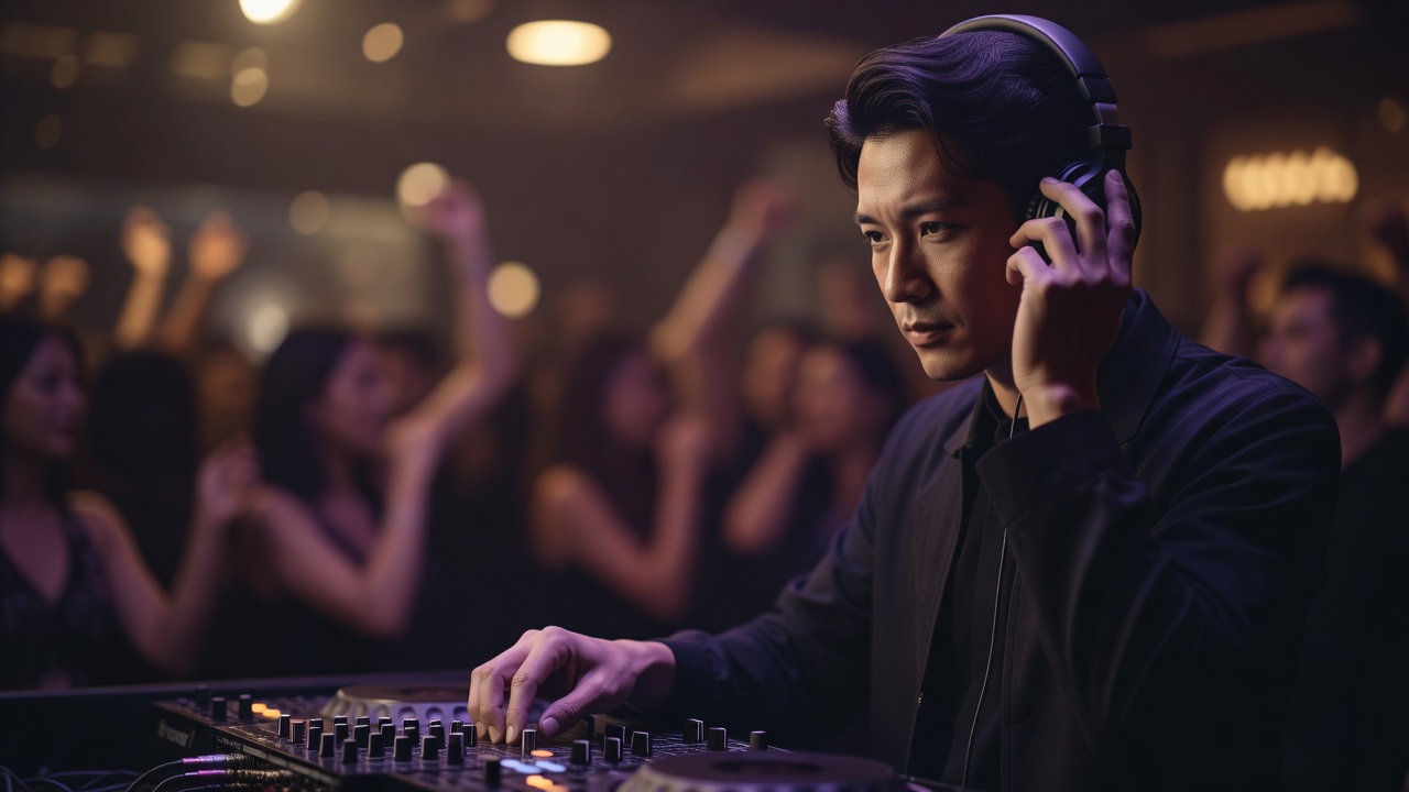 DJのホームページ作成イメージ