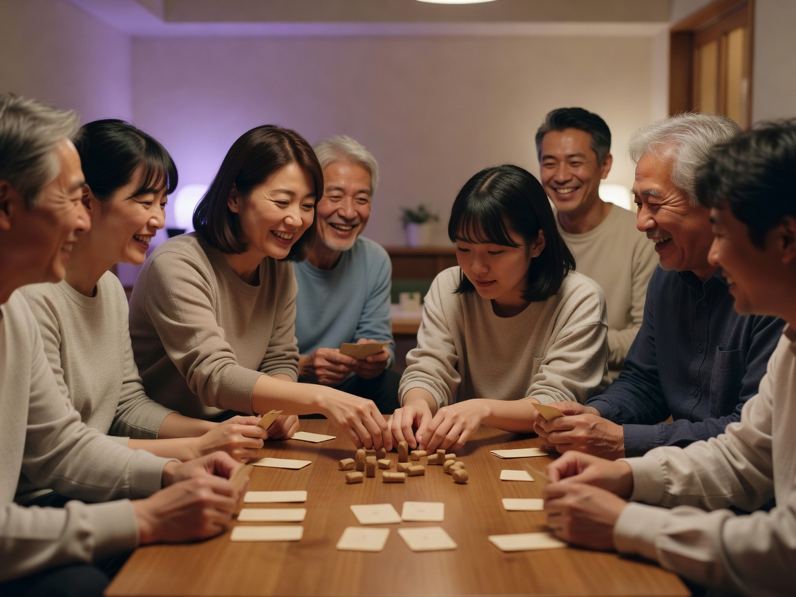 公民館や会場に集う、活動中のメンバーの手元と道具