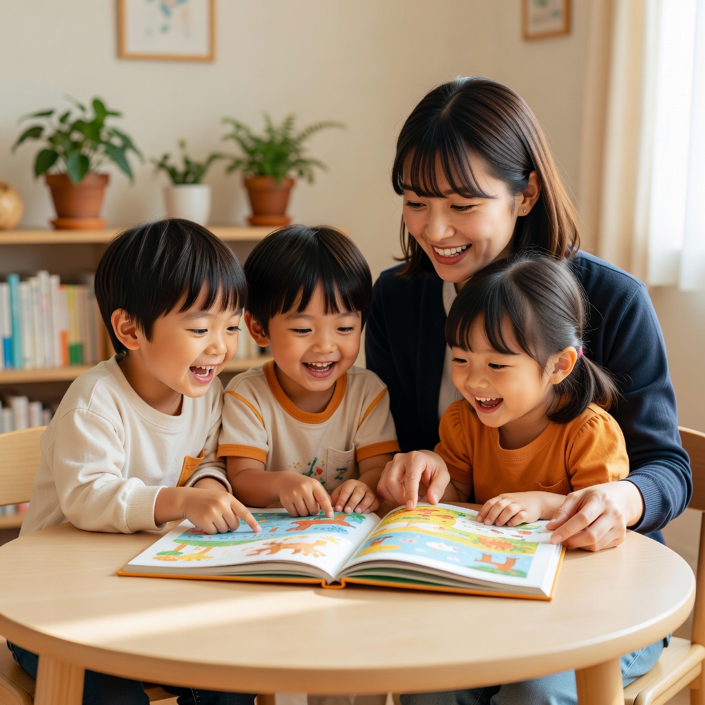 絵本の読み聞かせ ー 英語との最初の出会いは、テキストより先に、一冊の絵本の中で
