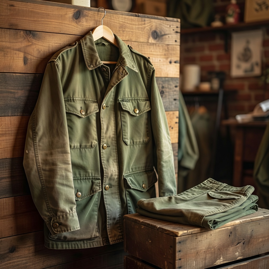ミリタリー ー M-65、フィールドジャケット、実物の官給品を中心に。着込むほど良くなる一着