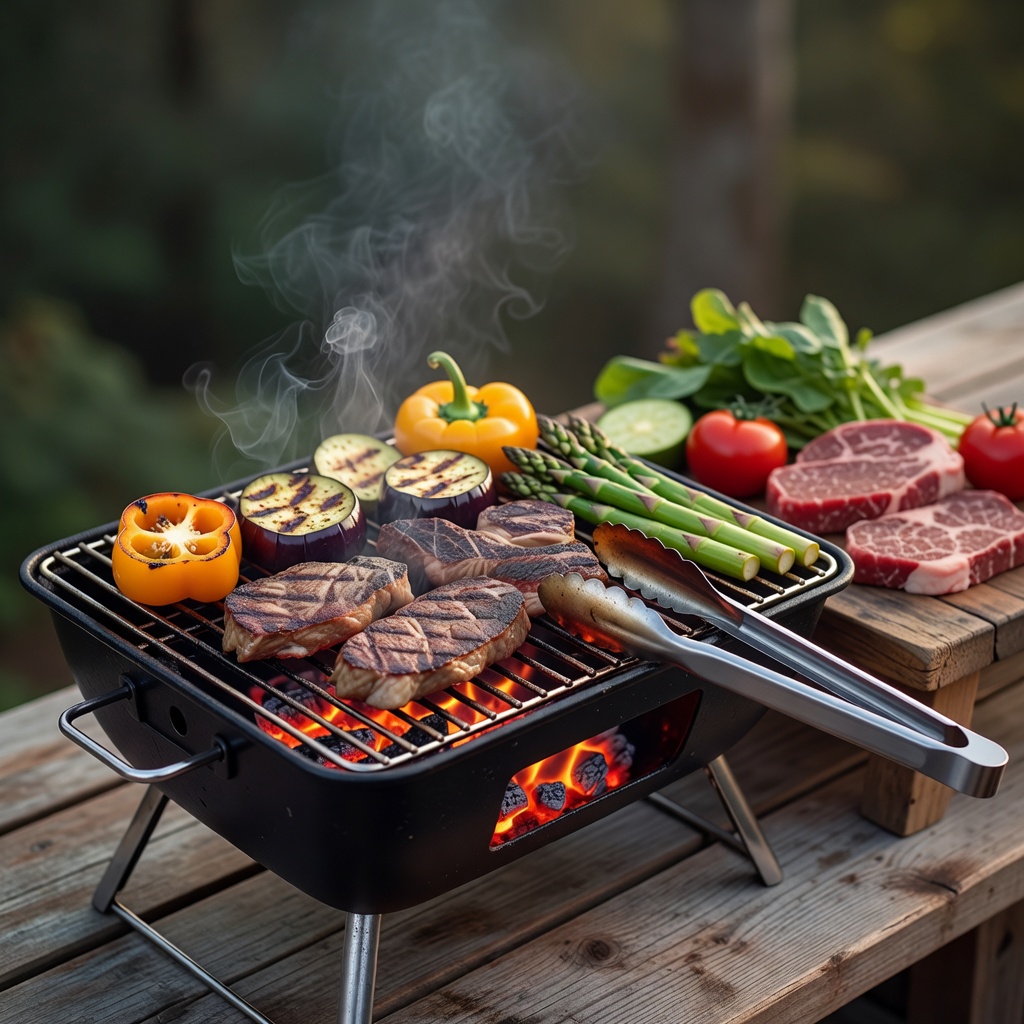 手ぶらBBQ ー 甲州牛と八ヶ岳の高原野菜。火起こしから片付けまで、道具は全部こちらで用意します