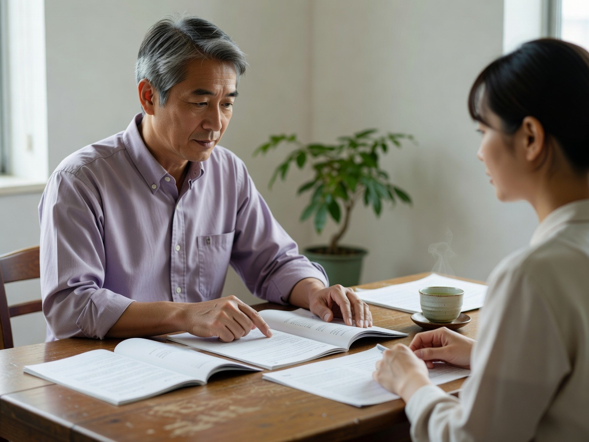 完成した遺産分割協議書と製本された契約書ファイル一式