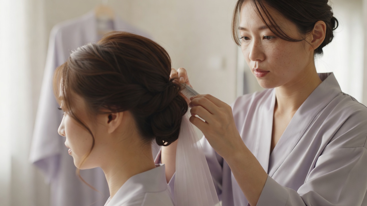 ヘアメイクのホームページ作成イメージ