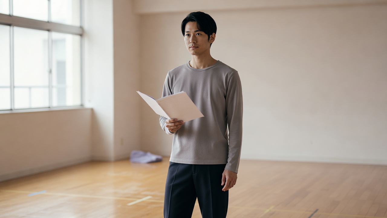 俳優・役者のホームページ作成イメージ