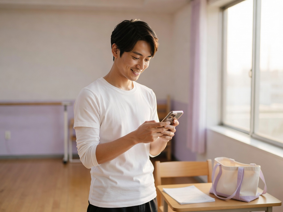 出演依頼が届き次の役に向かう俳優の充実した表情
