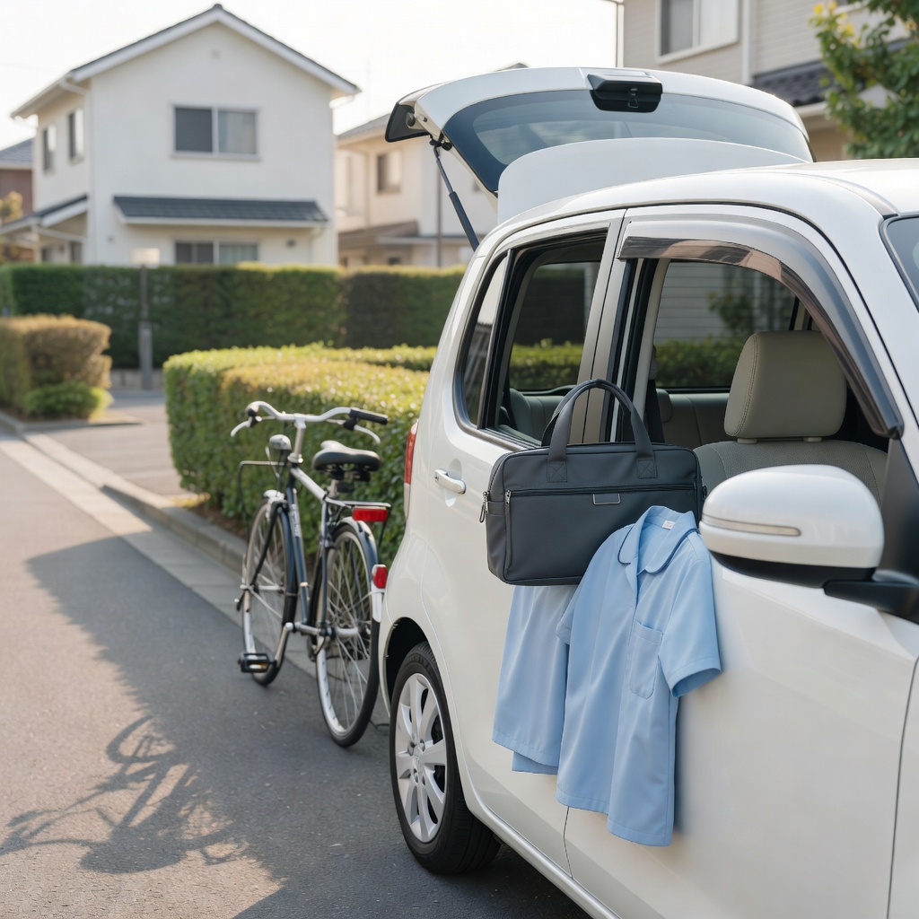 訪問の相棒 ー 豊中・池田・箕面のまちを軽自動車と自転車で。看護バッグひとつで、ご自宅までうかがいます