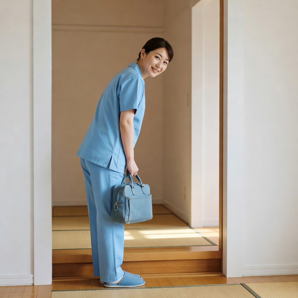 玄関先で「こんにちは」 ー 週1回から毎日まで。ご本人の暮らしのリズムに、そっと寄り添います