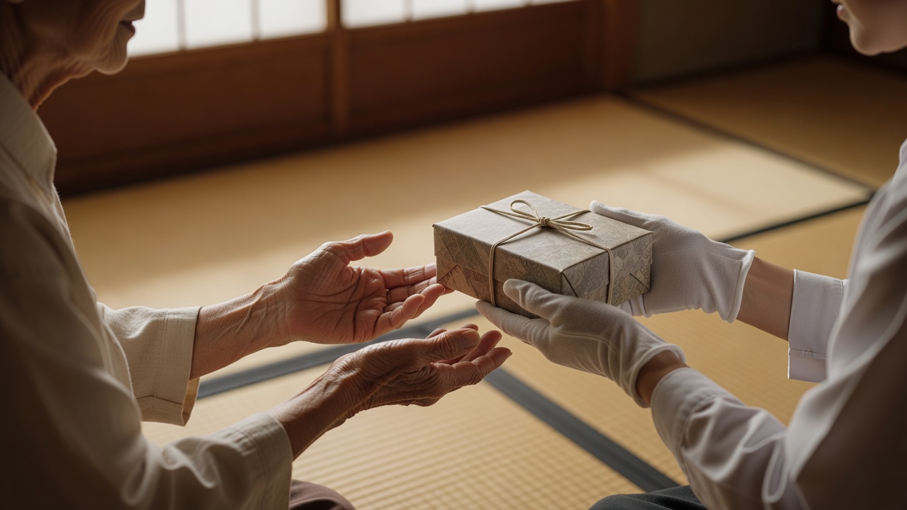 ご遺族に作業の記録写真を見せながら、落ち着いた声で説明する遺品整理士の手元