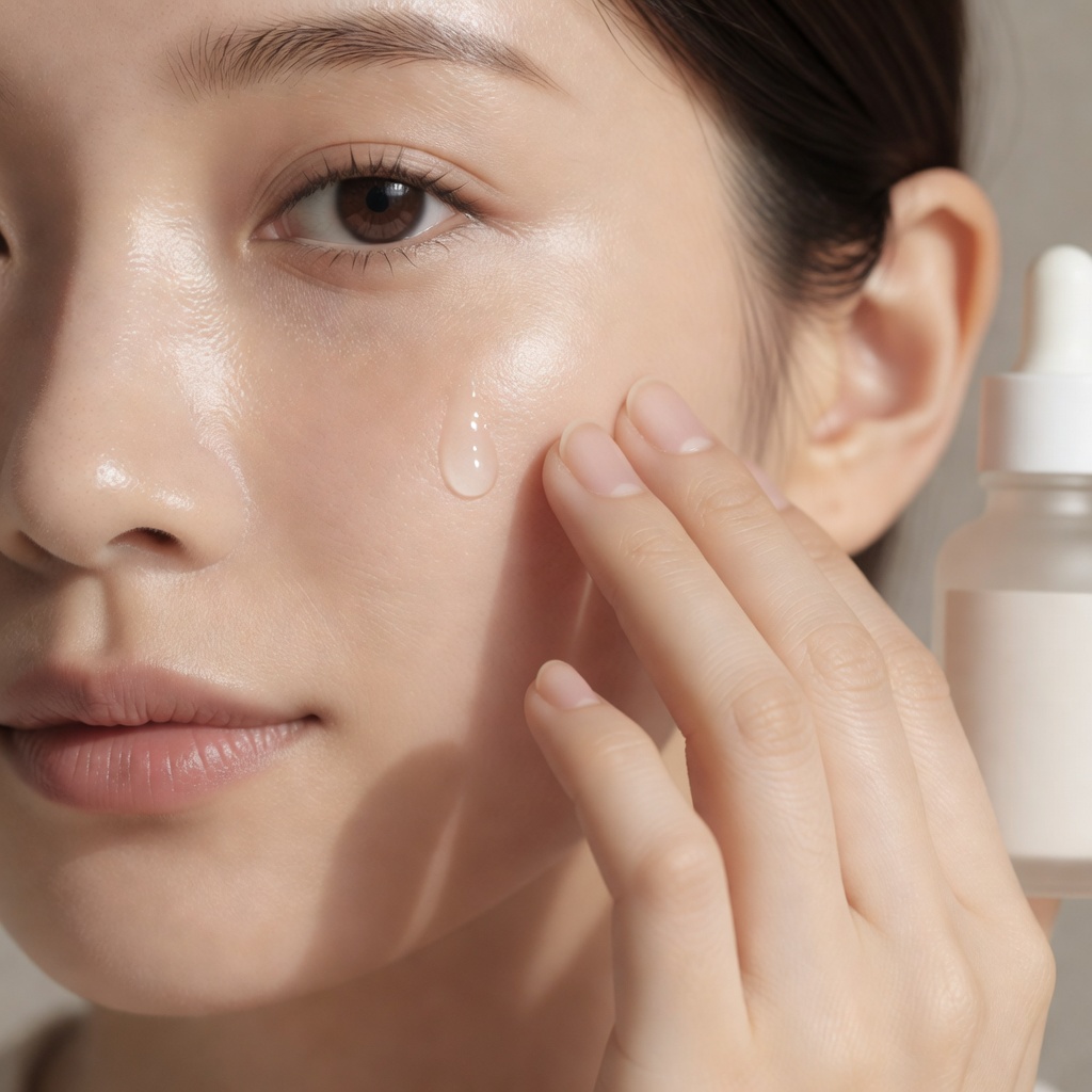 スキンケアブランド タイアップ ー 新作美容液のフィード投稿＋リール。"ゆらぎ肌で2週間使った正直な変化"を朝晩の素肌で記録。保存数1.2万・完売貢献の事例