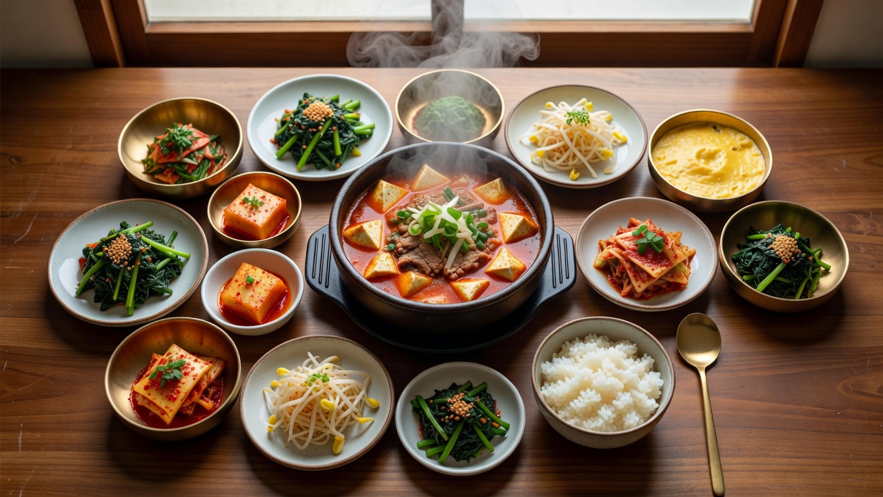 韓国料理店のホームページ作成イメージ