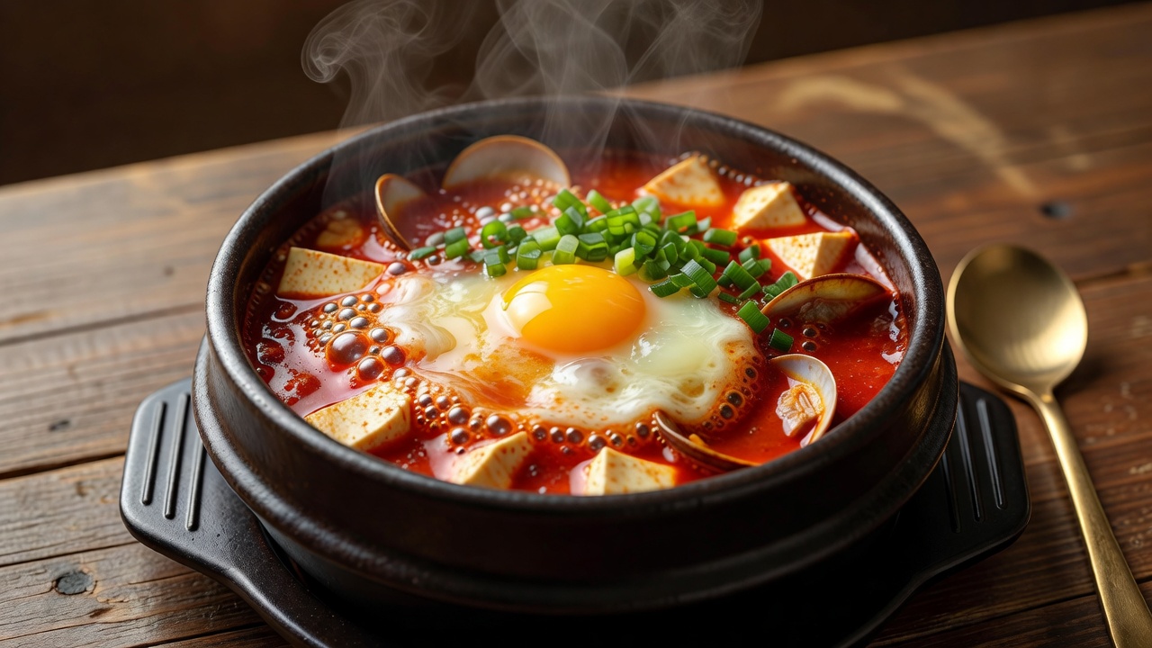店先に大小の甕（チャンドッテ）が並ぶ、韓国家庭料理店の路地の入り口