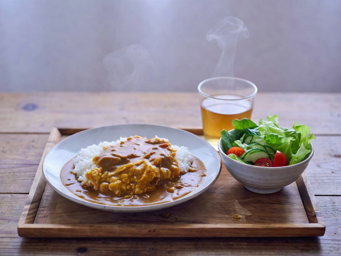 大鍋でカレーや豚汁を仕込むボランティアの手元