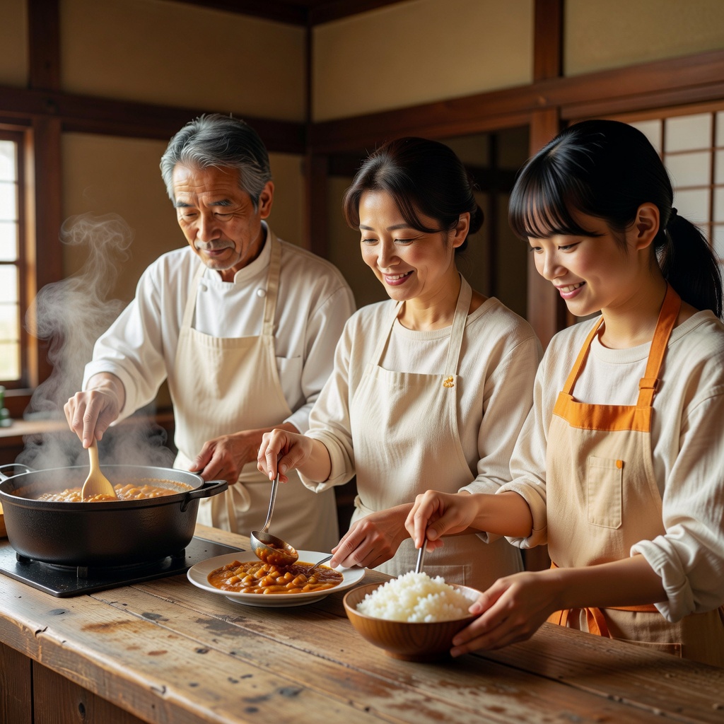 支えてくれる、たくさんの手 ー 調理も配膳も片づけも、地域のボランティアさんの手で回っています。退職した元調理師さん、子育てを終えたお母さん、高校生や大学生も。『自分にできることで、まちに関わりたい』——そんな人が集まっています。
