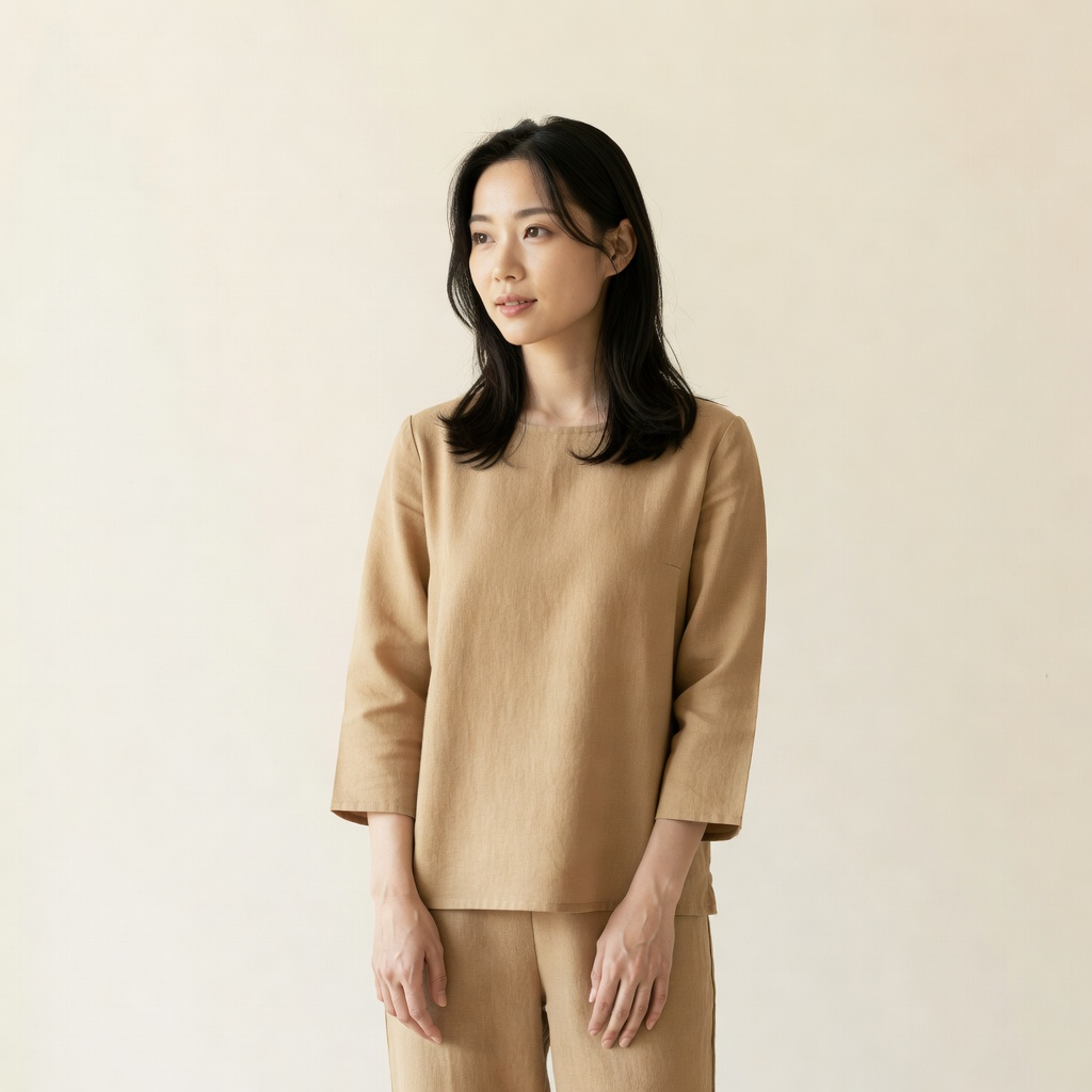 ポートレート／被写体 ー 自然光のスタジオで。つくり込みすぎない、素の表情のカット。個人撮影・作品撮りに対応します