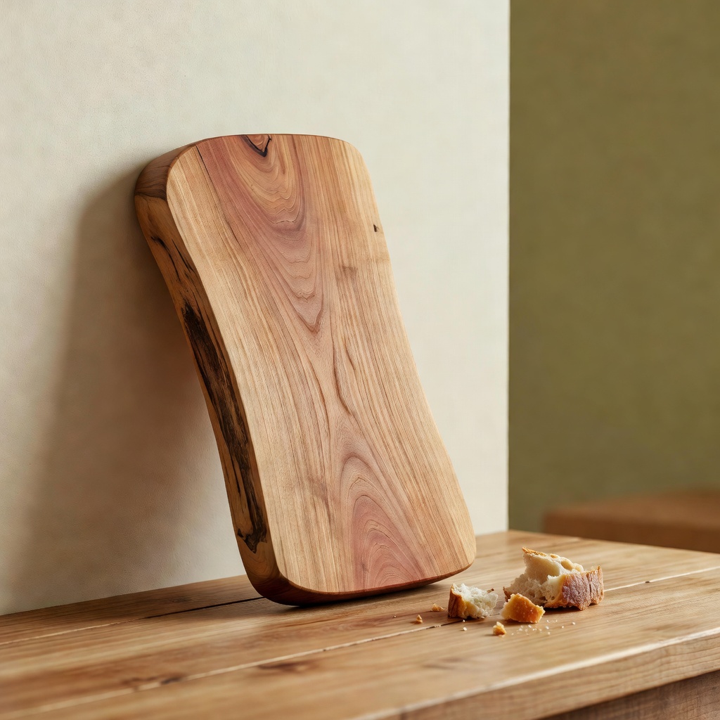 山桜のカッティングボード ー パンにも、そのまま器にも。オイル仕上げ。