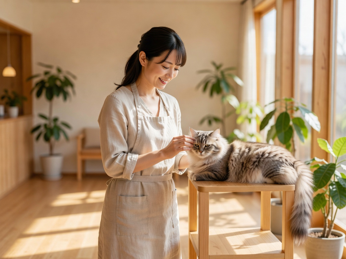 猫カフェのホームページ作成イメージ