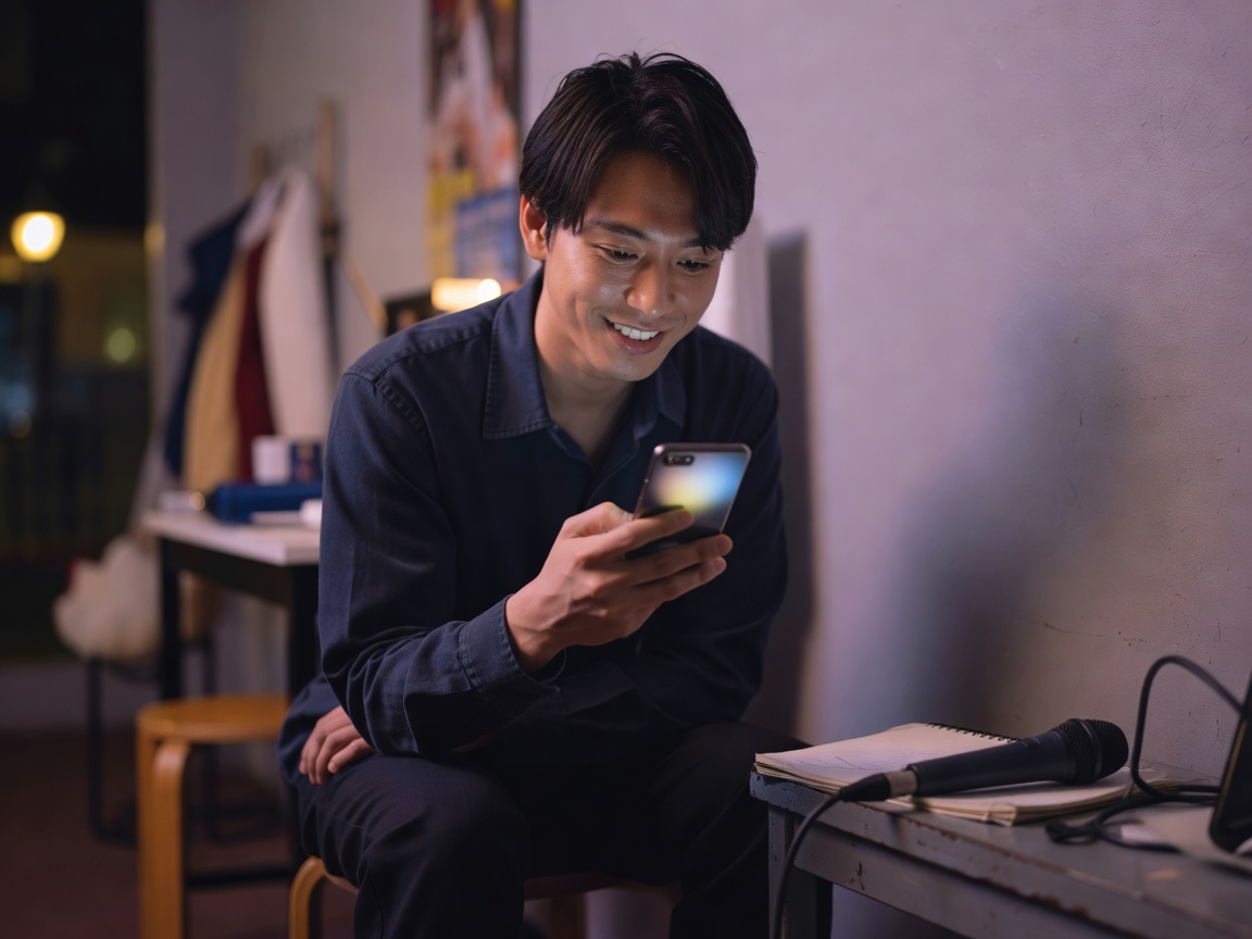ネタが決まり客席が沸き、芸人が手応えに笑う瞬間