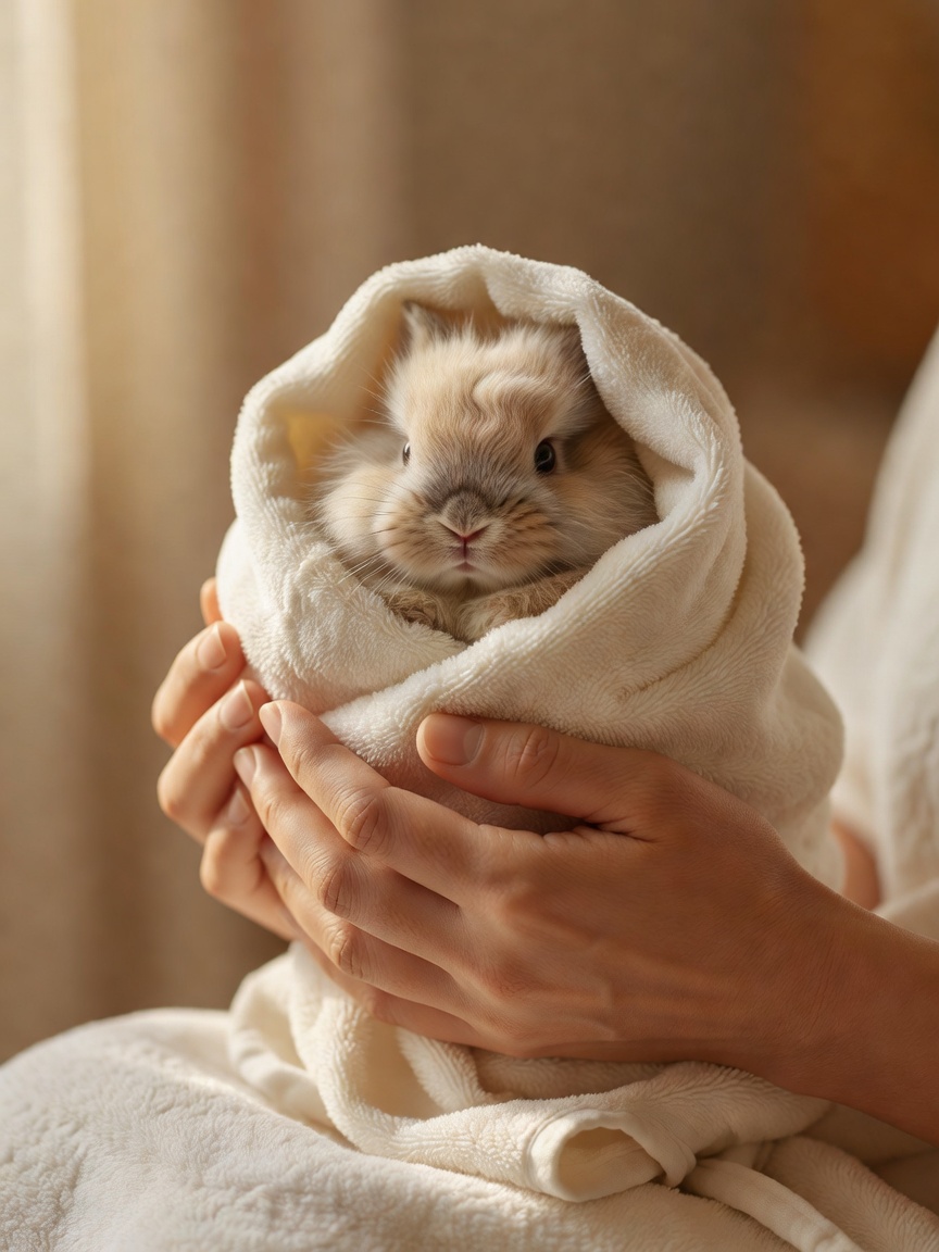 飼い方ガイドとスターターセットの店頭ディスプレイ