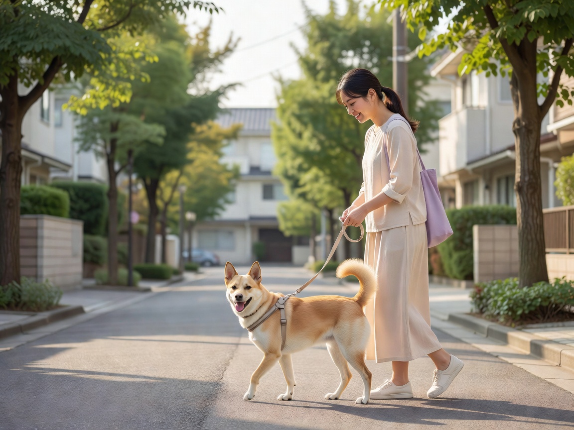 訪問先の部屋でくつろぐ猫に給餌するペットシッターの手元