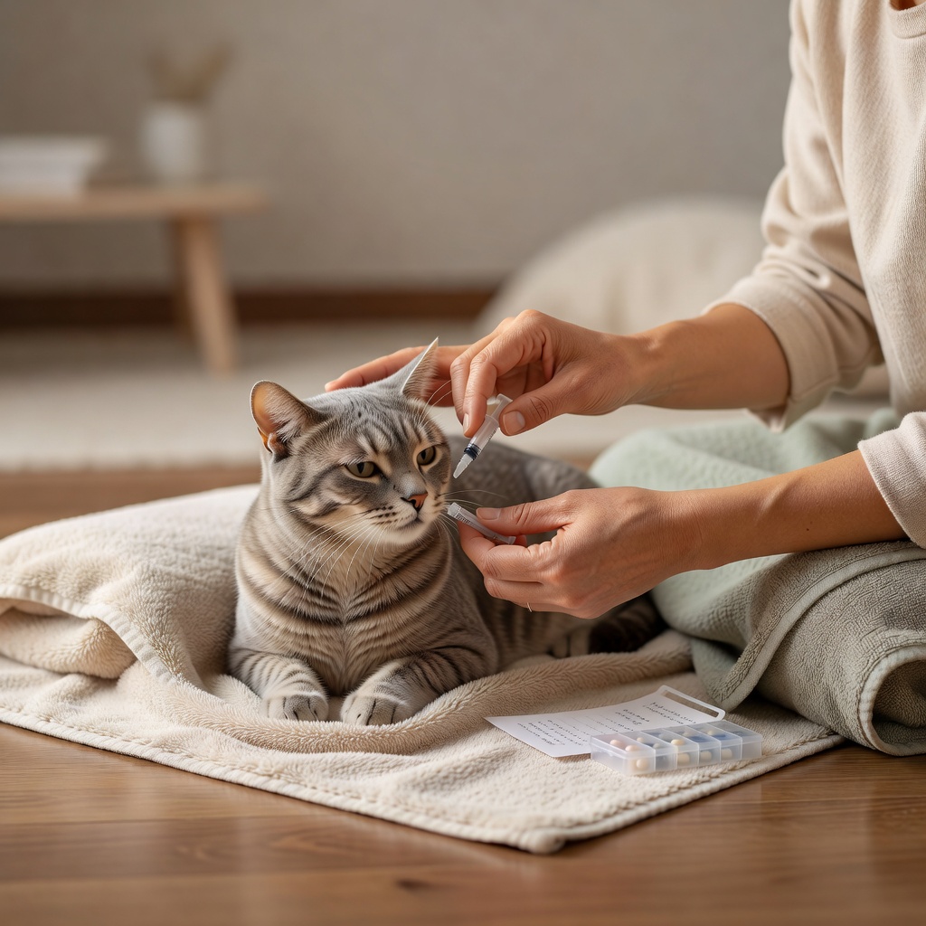 投薬・シニアケア ー 内服・点眼・皮下点滴のお預かり。かかりつけの先生の指示どおりに、無理をさせず、いつもの手で