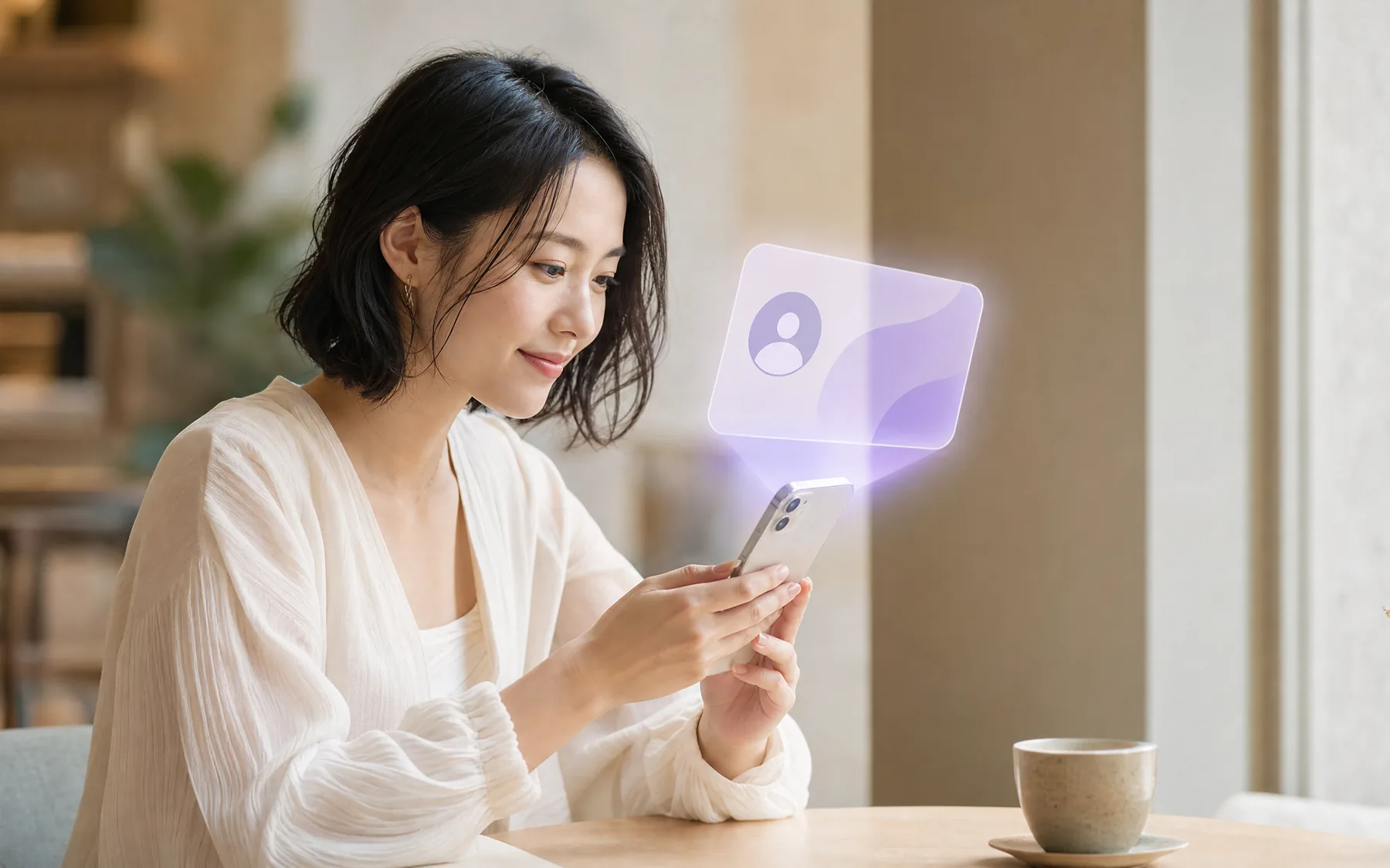 スマホの検索結果から施術者の紹介ページが見つかるイメージ