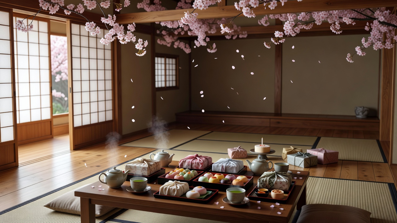 季節の行事 ー お正月のかるた、春のお花見弁当、敬老の会、誕生日月のお祝い。年に数回は、みんなで少し華やかに過ごします（写真はご本人同意のうえ掲載）。