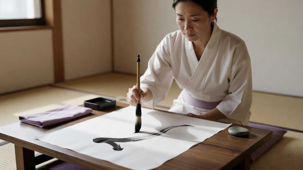 書道家のホームページ作成イメージ