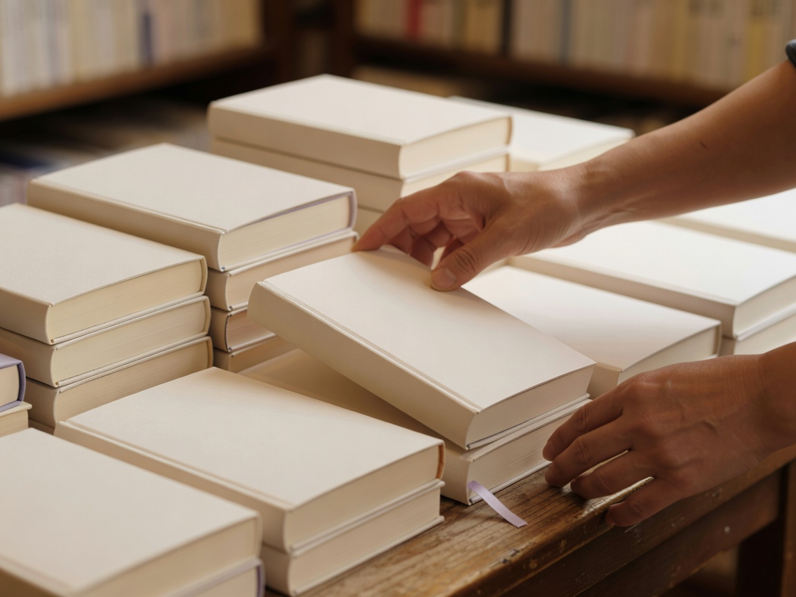 壁一面の書棚に文学・人文・絵本が並ぶ独立系書店の店内
