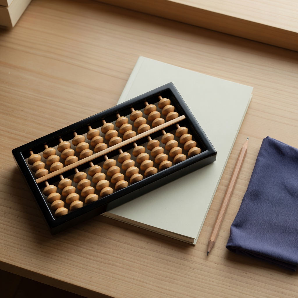 道具のこと ー 使うのは播州そろばん。長く付き合える一挺を、入会のときに一緒に選びます