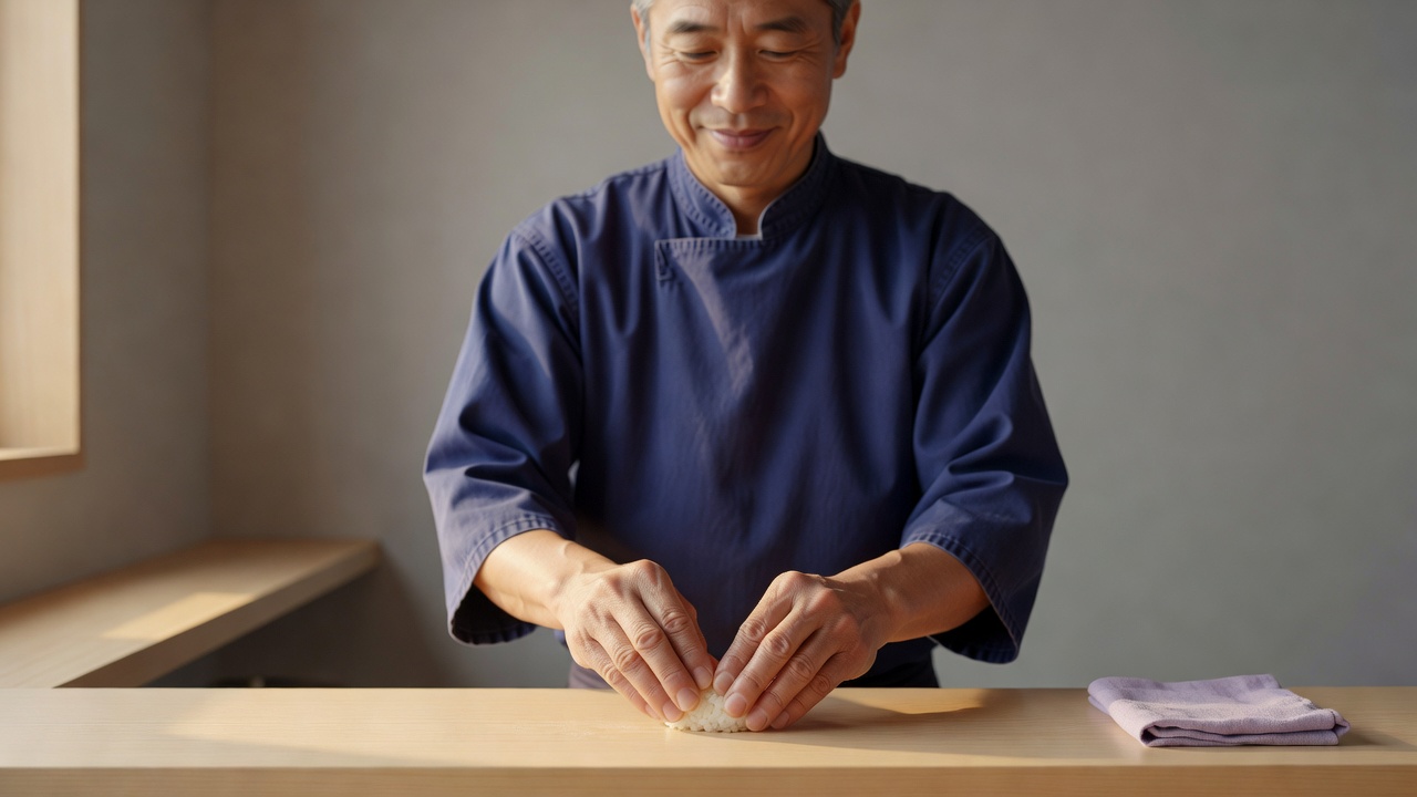 寿司店のホームページ作成イメージ
