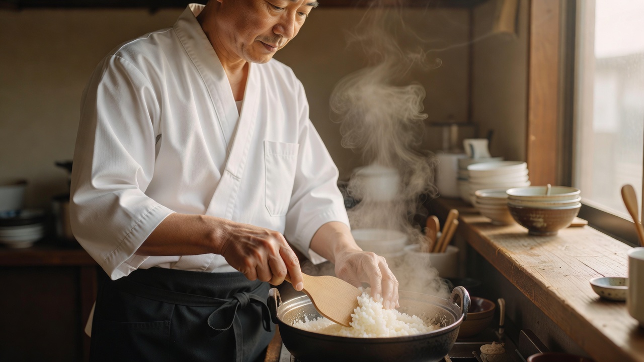 定食屋のホームページ作成イメージ