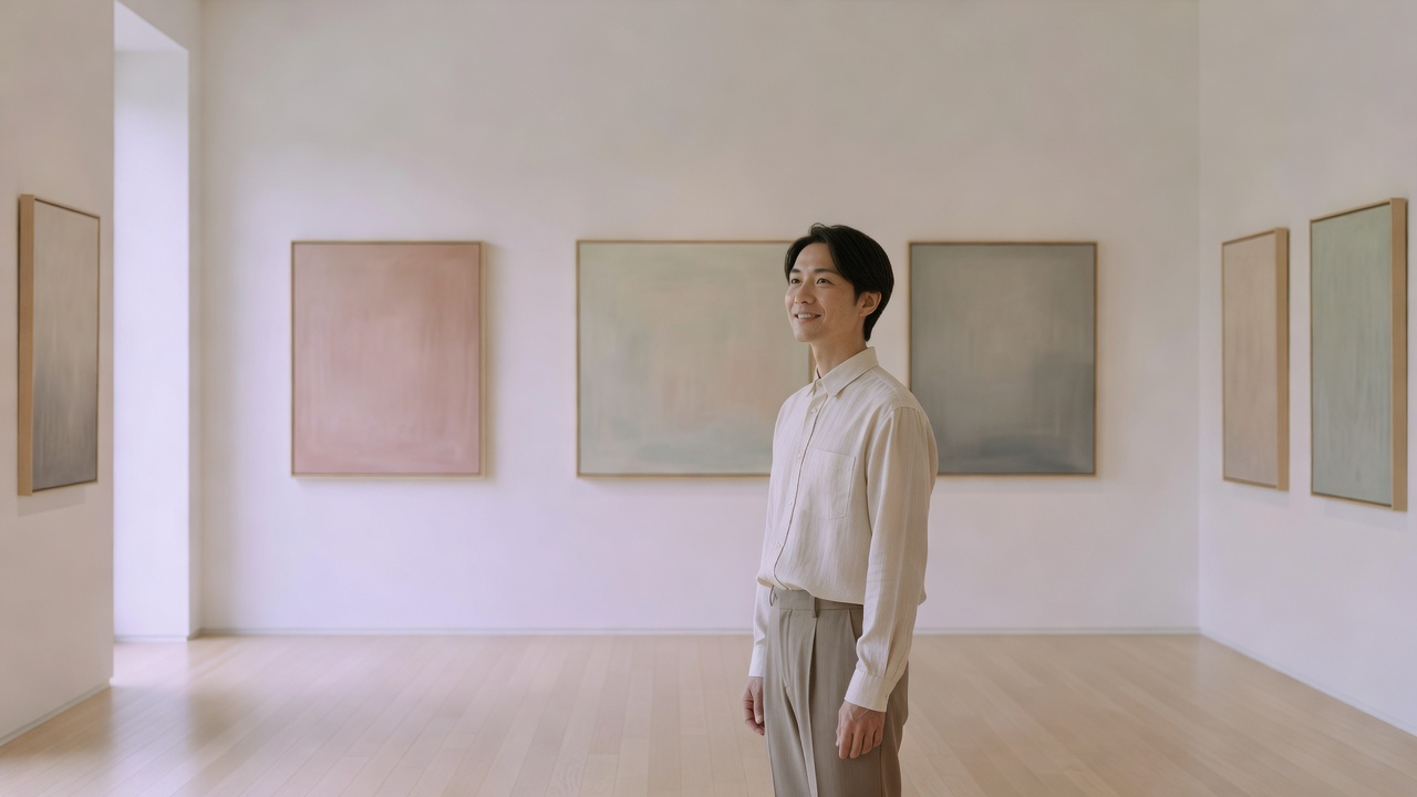 展示会・個展のホームページ作成イメージ