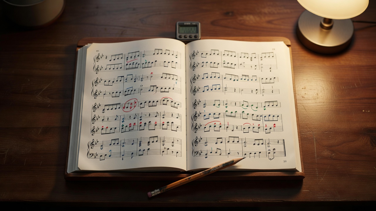 音符に色をつけながらの譜読み。読める楽譜が増える喜びを。