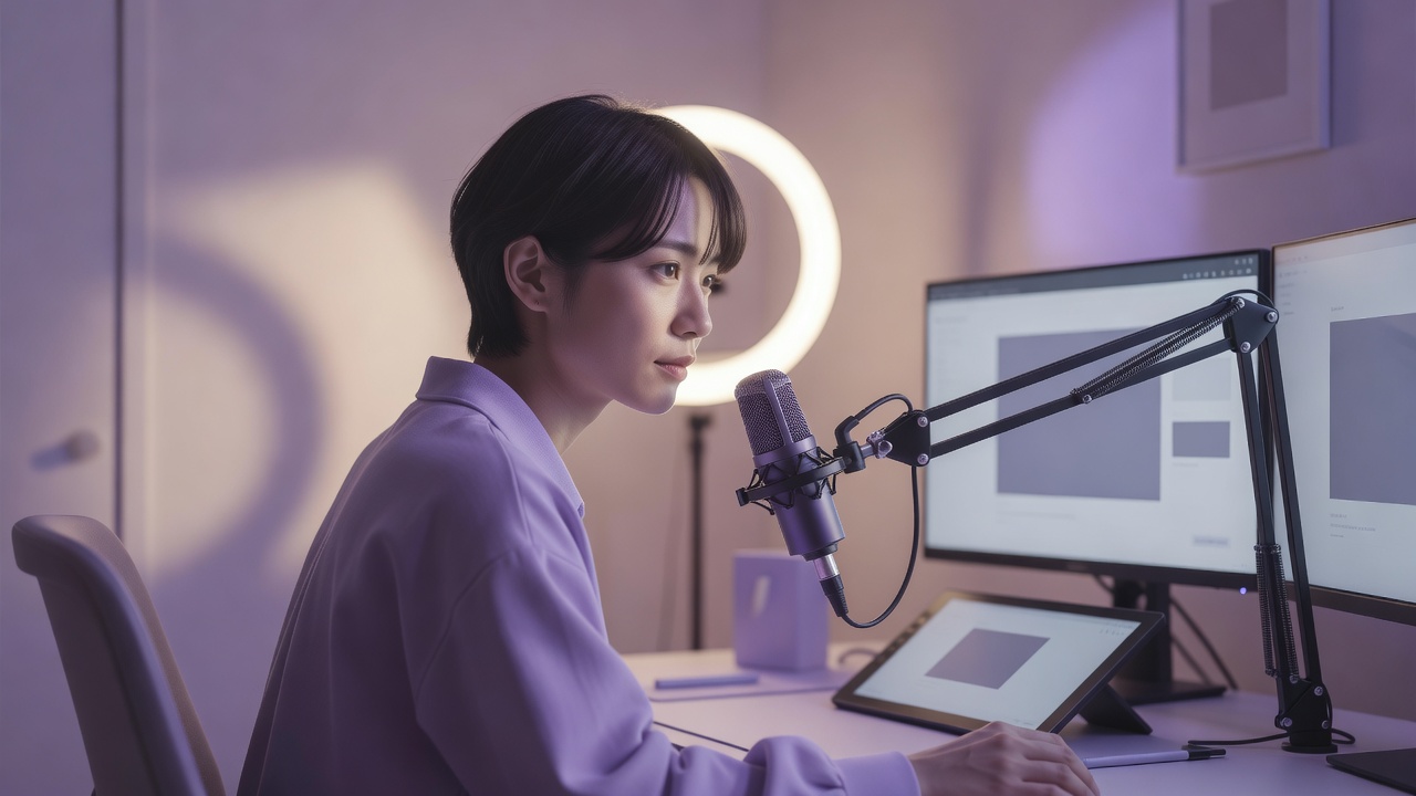 VTuberのホームページ作成イメージ