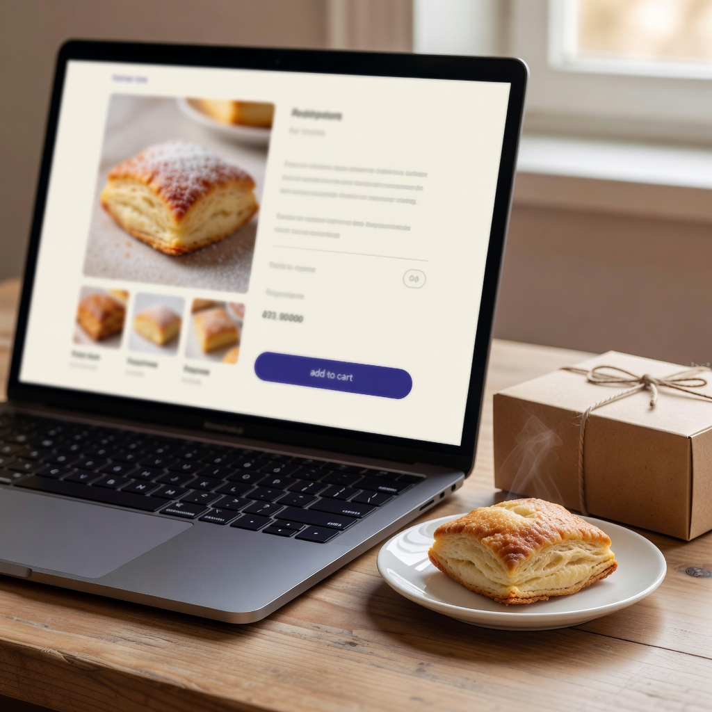 ネットショップ ー 焼き菓子の小さな工房。BASEでは物足りず、Shopifyへ移行して世界観ごと作り直し。ギフト需要の12月に売上が伸びる設計に。