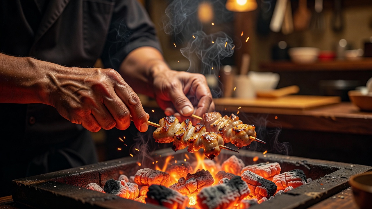 焼き鳥店のホームページ作成イメージ