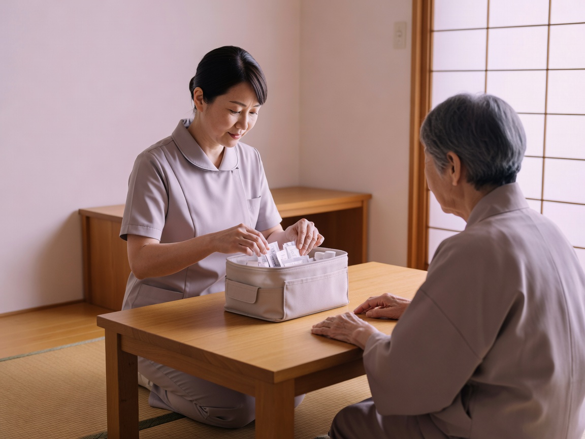 個室の健康相談室でじっくり話を聞く薬剤師とお客様