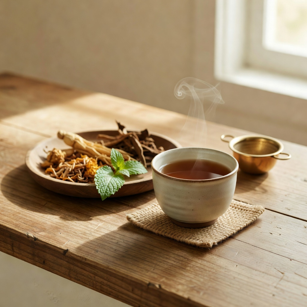 煎じ薬のご試飲 ー 香りと飲み心地を確かめてから。続けられる一杯を一緒に